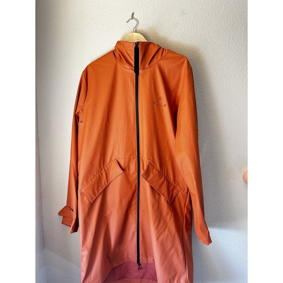 Nike Jordan 23 Engineered Trench Jacket Orange - New DV7691 872 - Picture 7 of 8